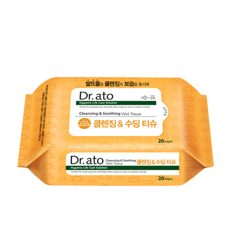 Dr.ato Cleansing & Soothing Wet Tissue 20p