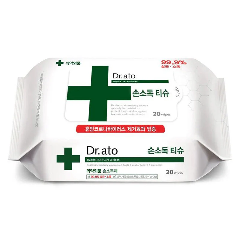 Dr.ato Hand Sanitizer Wet Tissue 20p
