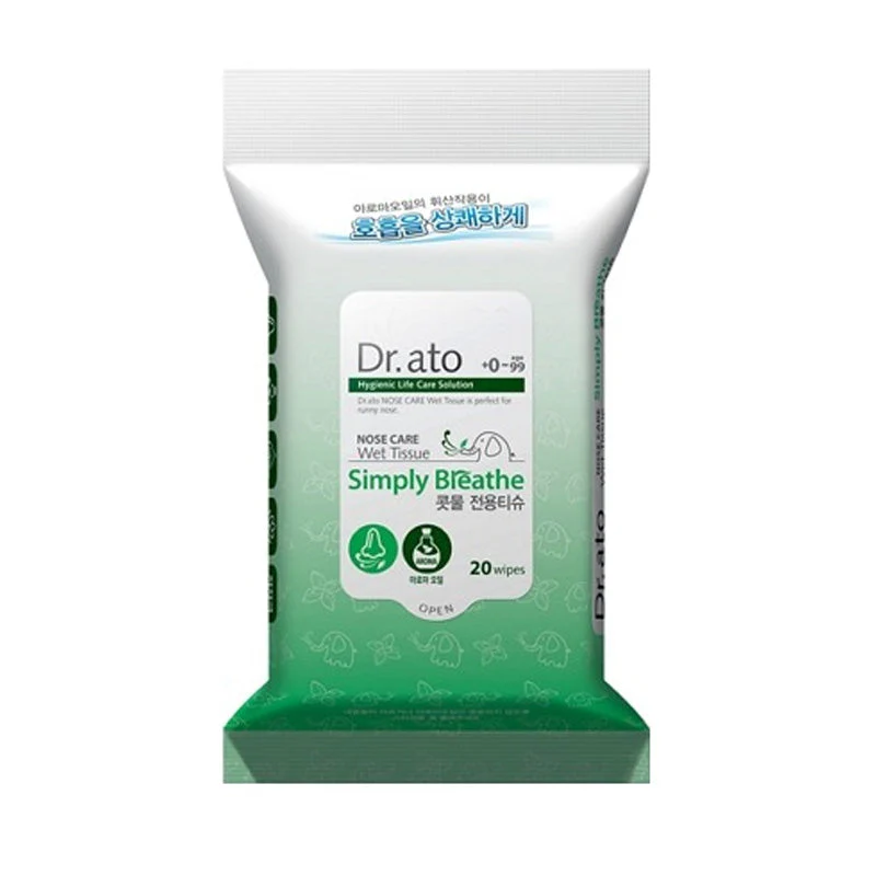 Dr.ato Simply Breathe Nose Care Wet Tissue